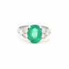 Bague en émeraude zambienne de 3,47 carats