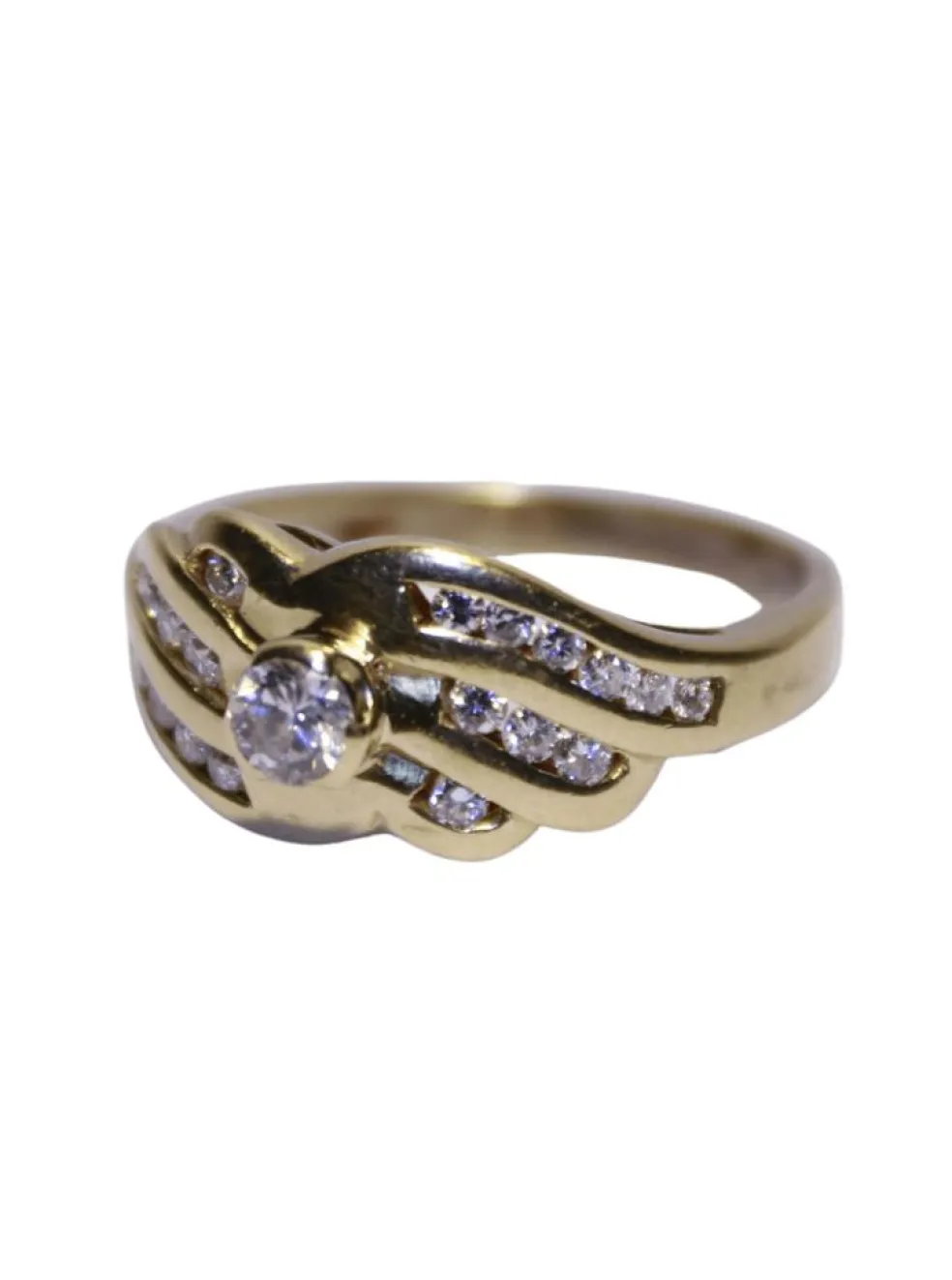 Bague en or 21 Diamants