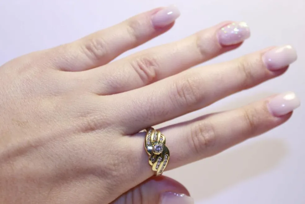 Bague en or 21 Diamants