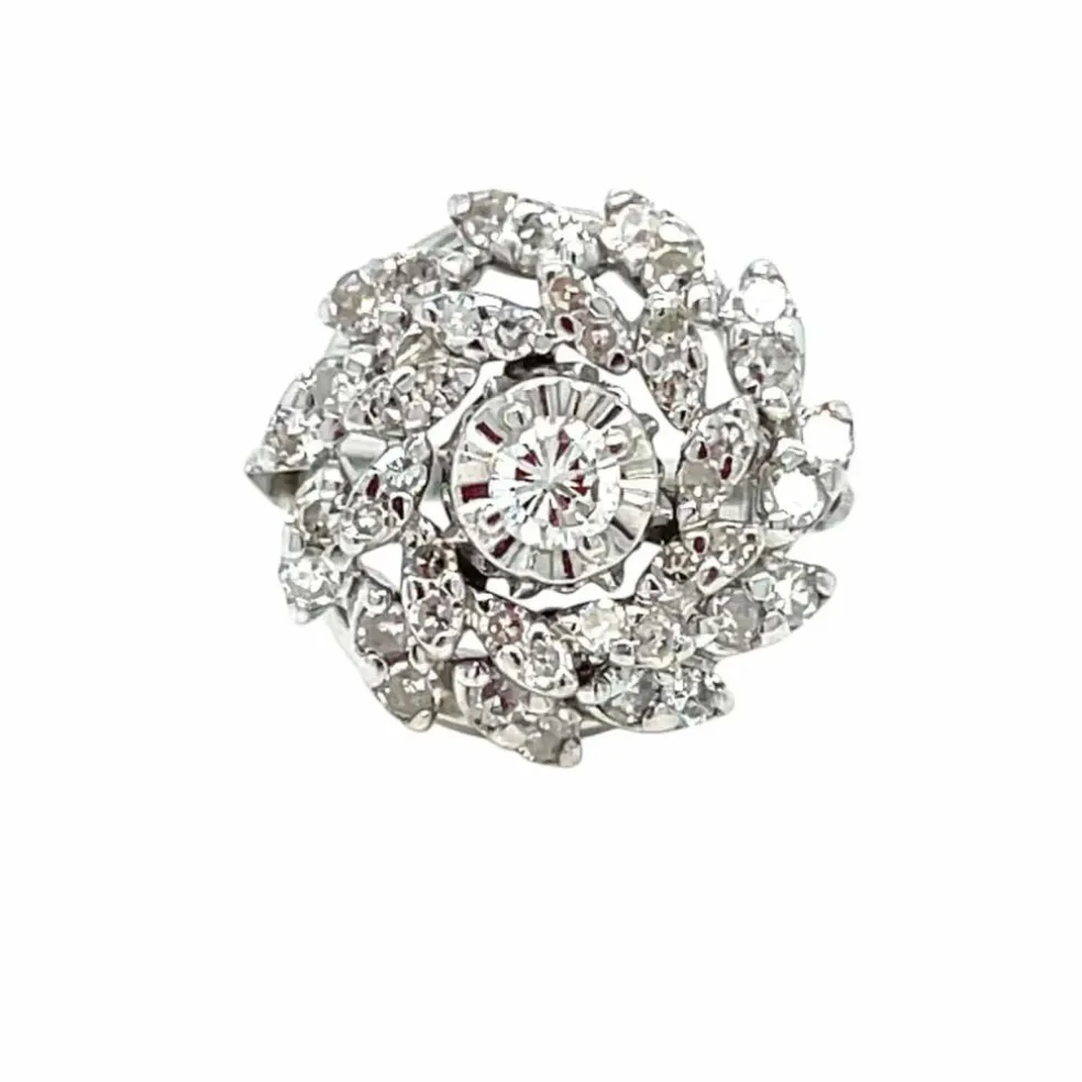 Bague en or avec diamants Estate