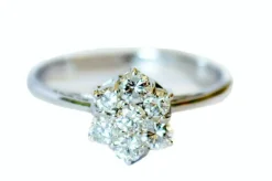Bague en or avec diamants