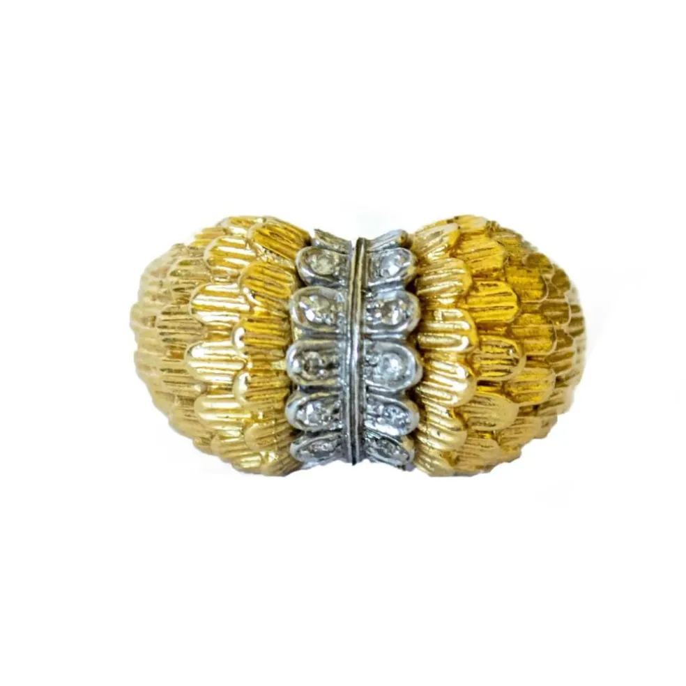 bague en or avec diamants