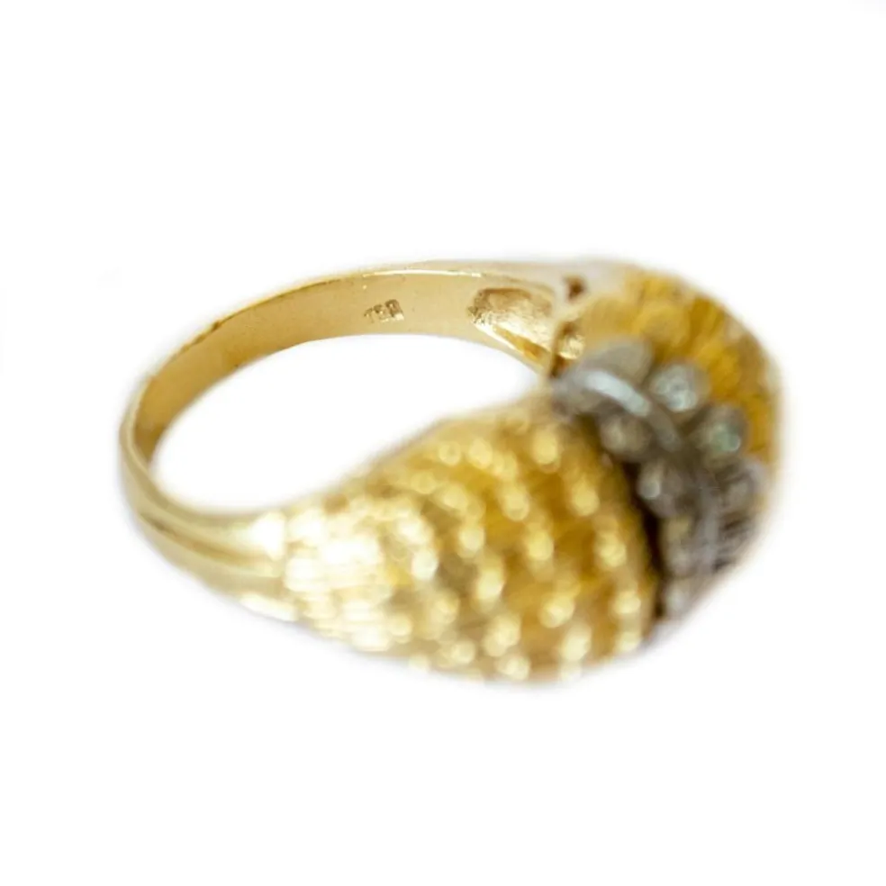 bague en or avec diamants