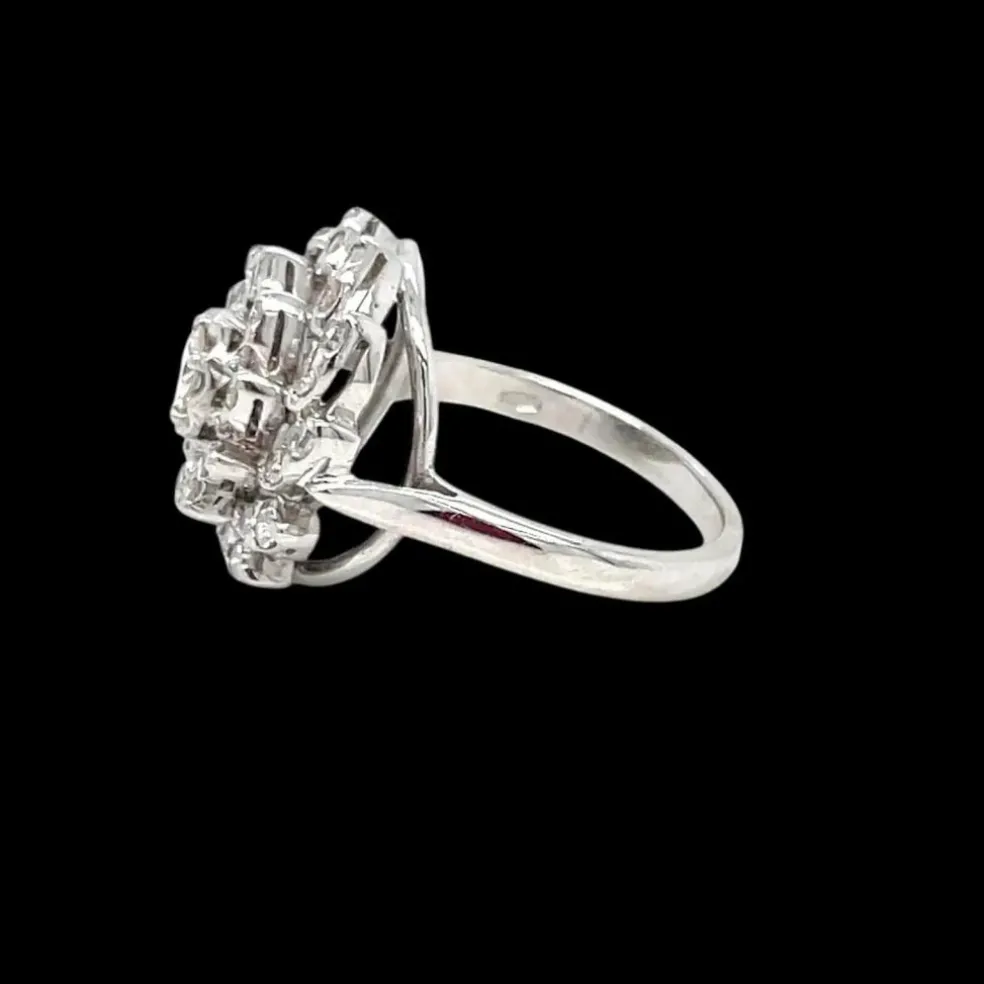 Bague en or avec diamants Estate