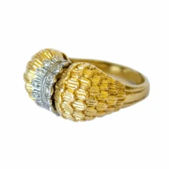 bague en or avec diamants