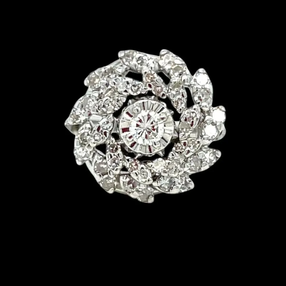 Bague en or avec diamants Estate