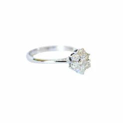 Bague en or avec diamants