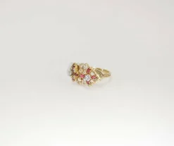 Bague en Or avec Diamants et Rubis