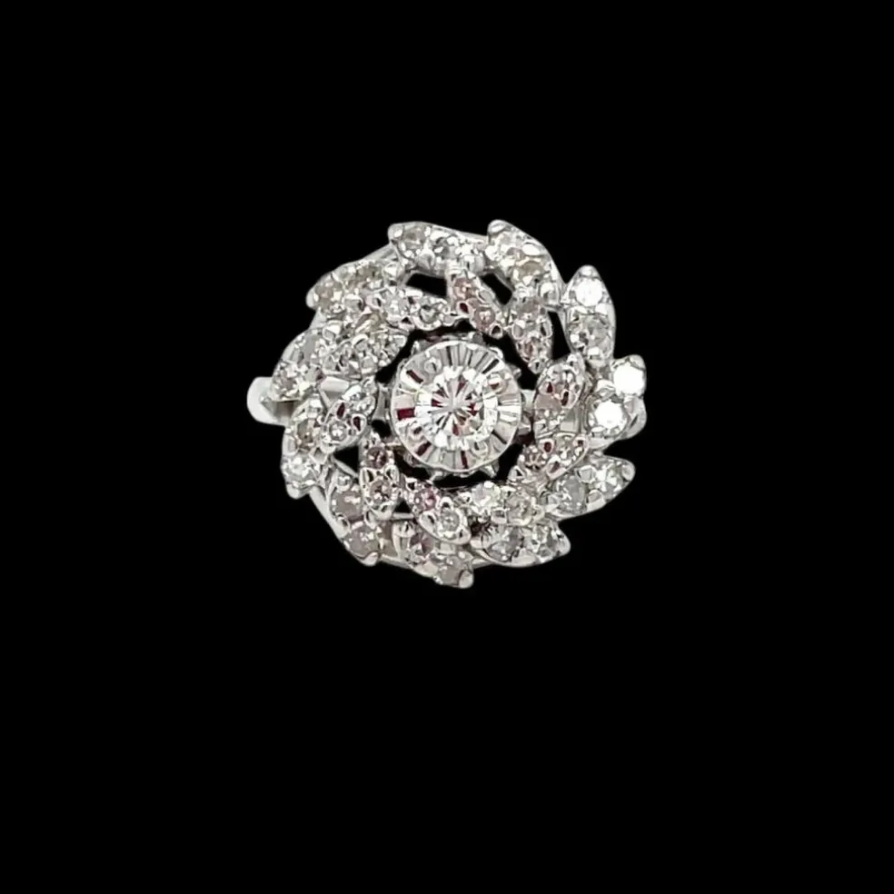 Bague en or avec diamants Estate