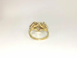 Bague en Or avec Diamants et Rubis