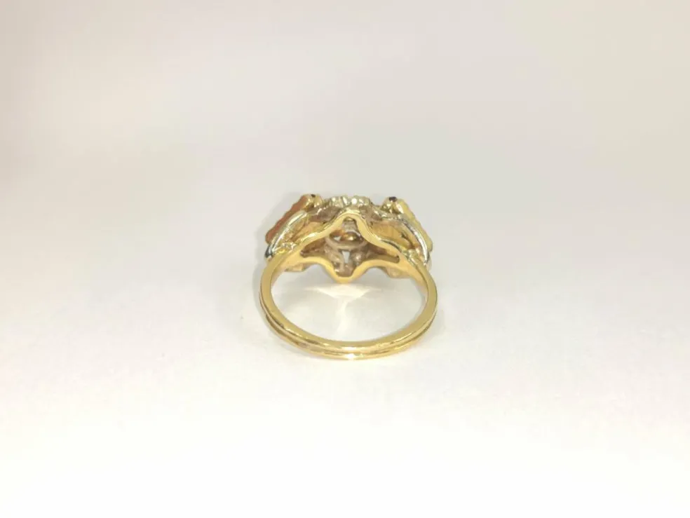 Bague en Or avec Diamants et Rubis