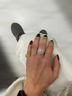 Bague en or avec diamants Estate