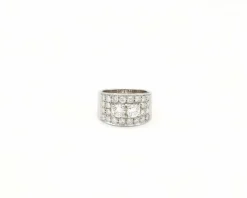 Bague en or blanc 1,64 carat avec diamants