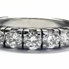 Bague en or blanc 18 carats avec diamants