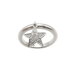 Bague en or blanc 18 carats & diamants