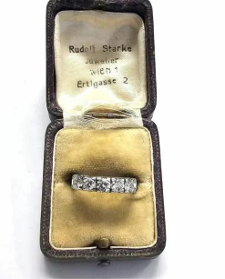 Bague en or blanc 18 carats avec diamants