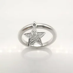 Bague en or blanc 18 carats & diamants