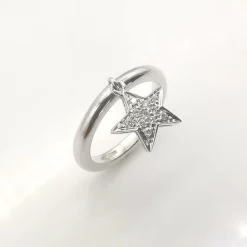 Bague en or blanc 18 carats & diamants