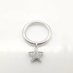 Bague en or blanc 18 carats & diamants