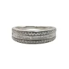 Bague en or blanc & diamants