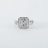 Bague en Or blanc & diamants