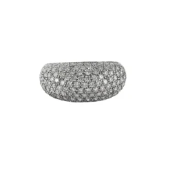 Bague en or blanc & diamants