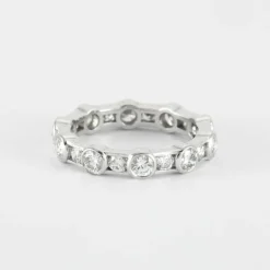 Bague en Or Blanc & diamants