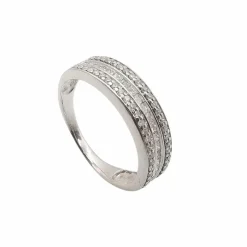 Bague en or blanc & diamants