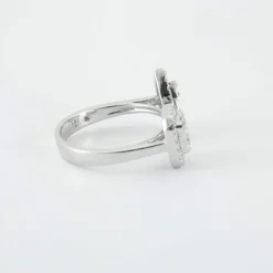 Bague en or blanc & diamants