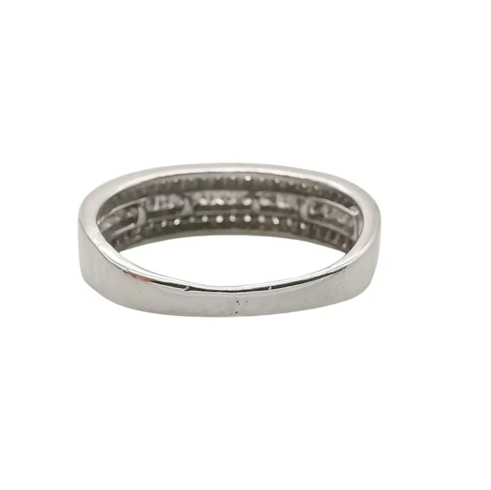 Bague en or blanc & diamants