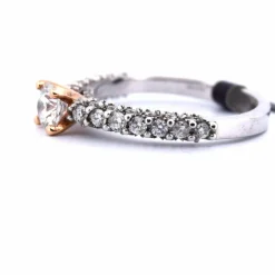 BAGUE EN OR BLANC 18 KT