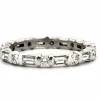 Bague en or blanc avec diamants