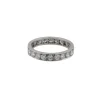Bague en or blanc avec diamants