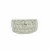 Bague en or blanc avec diamants de 1,50 ct