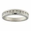 Bague en or blanc avec diamants de 0,99 ct
