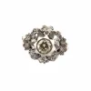 Bague en or blanc avec diamant