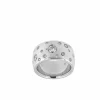 Bague en or blanc avec diamants, certifiée HRD