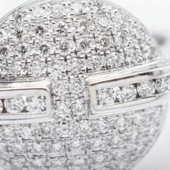 Bague en or blanc avec diamants