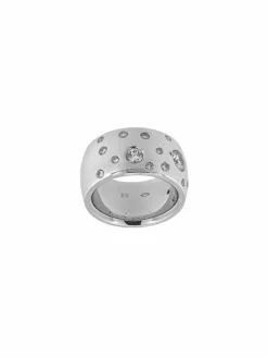 Bague en or blanc avec diamants, certifiée HRD