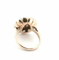 Bague en or blanc avec diamants