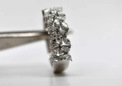 Bague en or blanc avec diamants de 1.010 carats