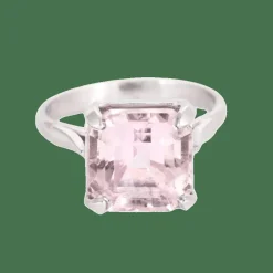 Bague en Or blanc avec Kunzite