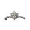 Bague en Or blanc, diamants