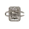 Bague en Or blanc diamants