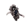 Bague en or blanc Diamants et Saphirs