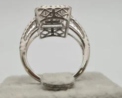 Bague en Or blanc diamants