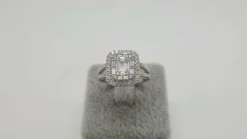 Bague en Or blanc diamants