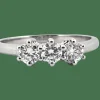 Bague en or blanc et diamants