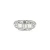 Bague en or blanc et diamants