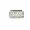 Bague en or blanc et diamant